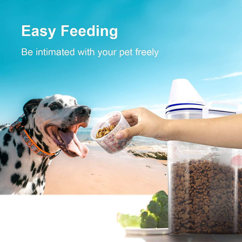 Pet Food Storage Container For Little Pets - Airtight Portable Storage Container For Dry Food Pet Food Storage Container For Little Pets - Airtight Portable Storage Container For Dry Food