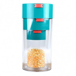 3pcs Vacuum Food Grade Grain Storage Tanks Airtight Large Medium Small