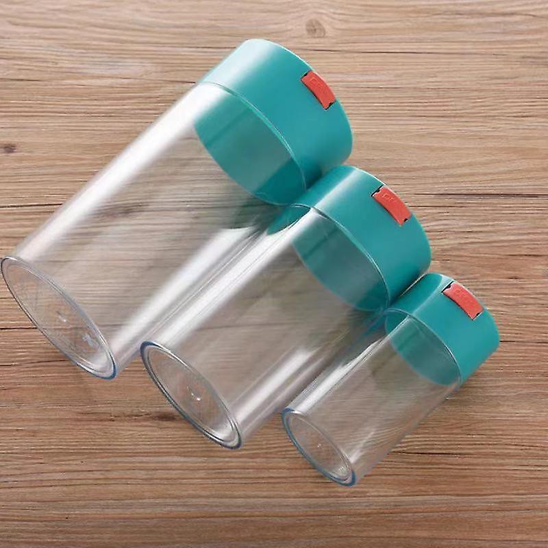 3pcs Vacuum Food Grade Grain Storage Tanks Airtight Large Medium Small