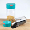 3pcs Vacuum Food Grade Grain Storage Tanks Airtight Large Medium Small