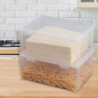Noodle Storage Box Large Capacity Buckle Fixing Good Sealing Leak-proof Easy to Clean Pasta Container