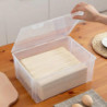 Noodle Storage Box Large Capacity Buckle Fixing Good Sealing Leak-proof Easy to Clean Pasta Container