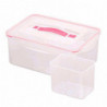 Sealing Food Storage Box with Lid Food Grade BPA Free Handle Design Transparent Fresh-Keeping Box Grain Container Sealing Food Storage Box with Lid Food Grade BPA Free Handle Design Transparent Fresh-Keeping Box Grain Container