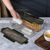 Rectangular Pasta Storage Box Large Capacity with Silicone Seal Moisture-Proof Visible Design Sealed Food Container Rectangular Pasta Storage Box Large Capacity with Silicone Seal Moisture-Proof Visible Design Sealed Food Container