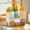 Refrigerator Fresh-Keeping Box Transparent Food Grade Odor-Free Maximize Space Organize Fridge Door Storage Case [...]