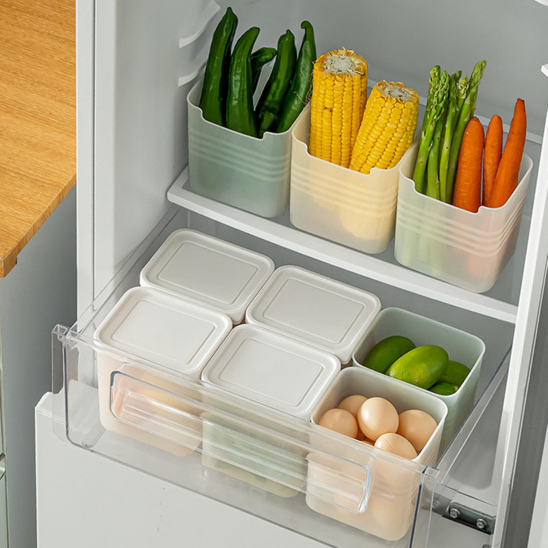 Refrigerator Fresh-Keeping Box Transparent Food Grade Odor-Free Maximize Space Organize Fridge Door Storage Case [...]