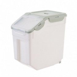 Pet Food Container Moisture Proof Dustproof Dry Food Bucket Storage Case Containers Size S (nordic Green)