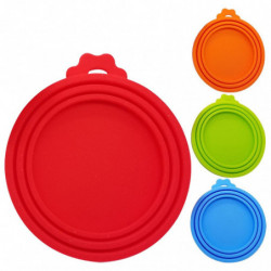 4pcs Pet Food Can Fresh-keeping Covers Silicone Can Lids Dog Food Can Covers