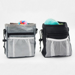 Adjustable Dog Treat Pouch Walking Pack Easily Carrying Kibbles Pet Toys