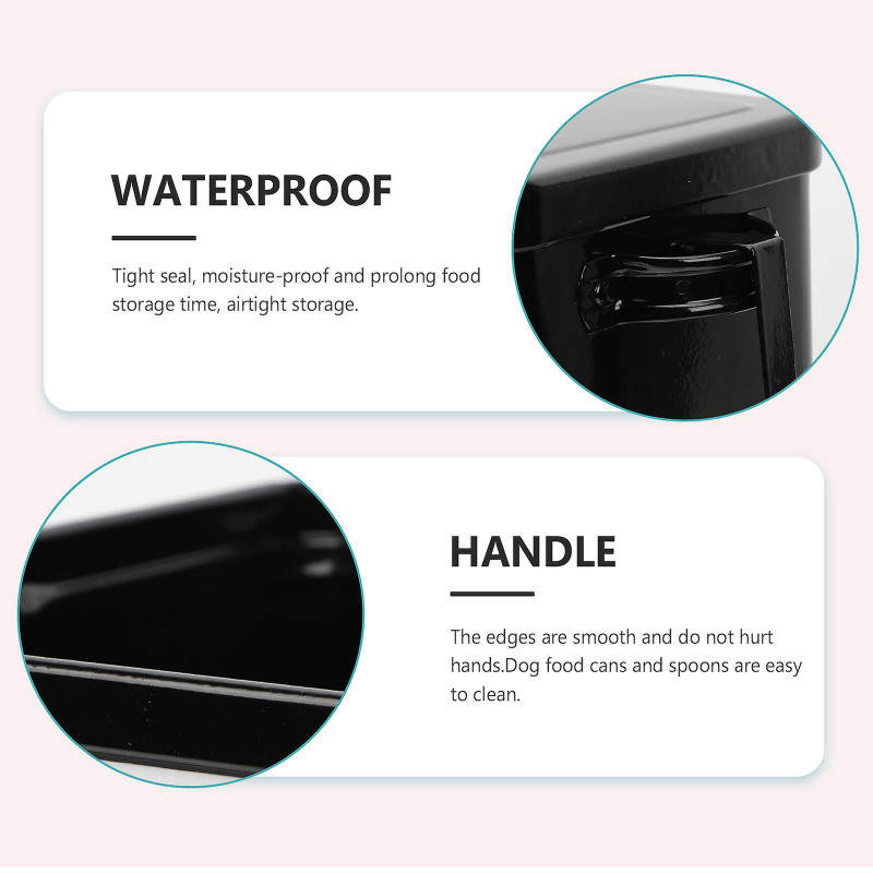 Pet Food Bucket Damp Proof Dog Food Box Sealed Pet Food Holder Canister