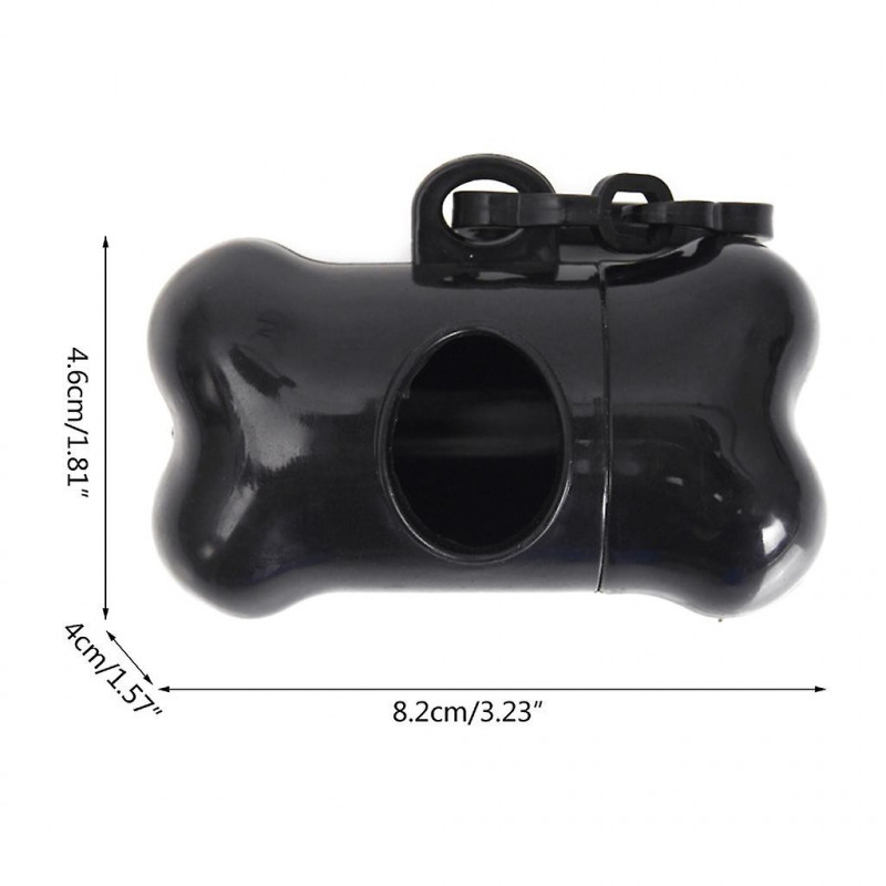 Large Capacity Dog Poop Bag Dispenser Waste Bags Holder Bone Shape Poop Bags