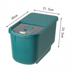 5kg Dog Food Container Multipurpose Food Dispenser For Cereal Flour Pet Food Beige