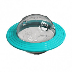 Dog Shaking Food Leakage Slow Dispenser Feeder Toy Food Container Blue