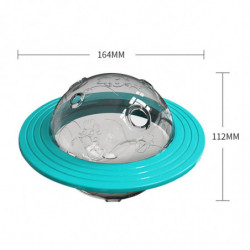 Dog Shaking Food Leakage Slow Dispenser Feeder Toy Food Container Blue