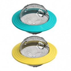 Dog Shaking Food Leakage Slow Dispenser Feeder Toy Food Container Blue