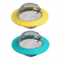 Dog Shaking Food Leakage Slow Dispenser Feeder Toy Food Container Blue
