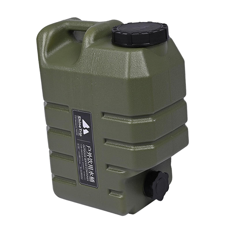 Food Grade Water Storage Bucket With Faucet Jug Durable For Home Black