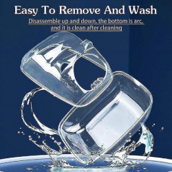 Hamster Sand Bath Container Small Pet Bathtub Sauna Toilet Washroom Box Small Animal Bathroom