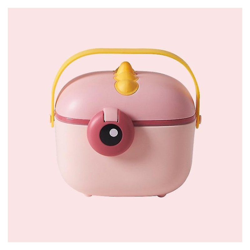 Cute Dinosaur Baby Formula Dispenser Portable Milk Powder Dispenser Container Storage Box (BPA-Free,