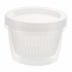 Home Food Refrigerator Draining Sealed Bowl Scallion Ginger Garlic Storage Box Q