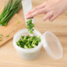Home Food Refrigerator Draining Sealed Bowl Scallion Ginger Garlic Storage Box Q