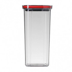 Miscellaneous Grains Barley Noodle Storage Jar Nut Candy Dry Storage Jar Square Transparent Buckle Dry Storage Jar