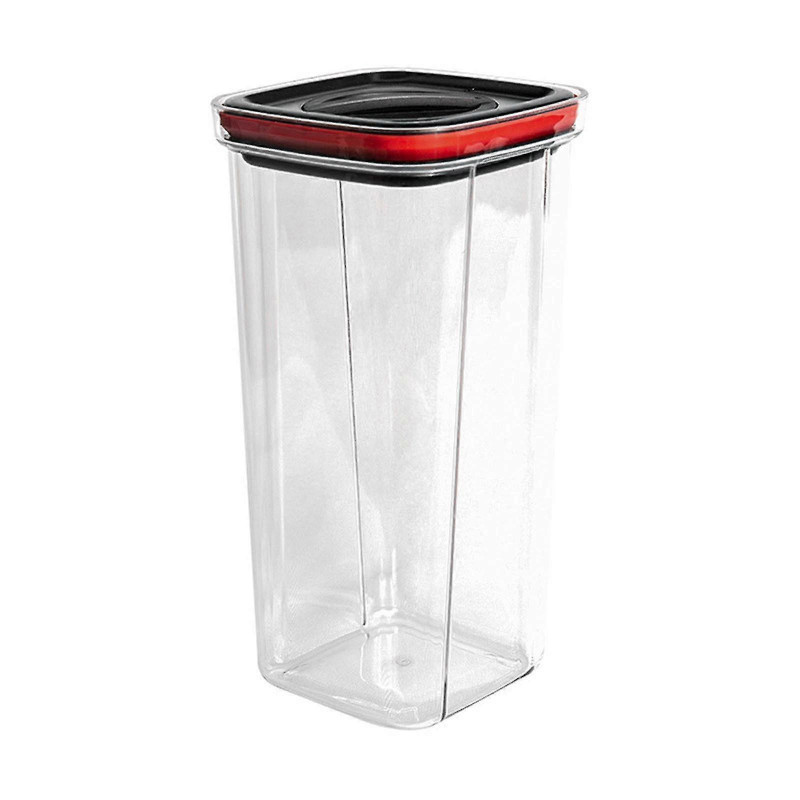 Miscellaneous Grains Barley Noodle Storage Jar Nut Candy Dry Storage Jar Square Transparent Buckle Dry Storage Jar