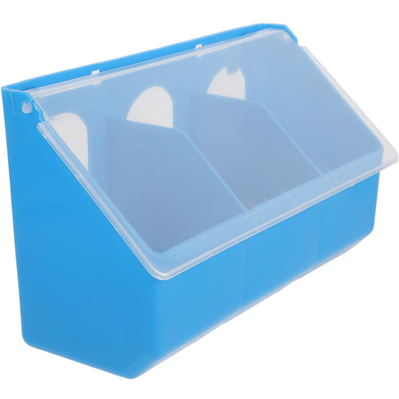 Hangable Pigeon Feeder Multi-grid Pigeon Food Storage Box Bird Cage Hanging Feeder