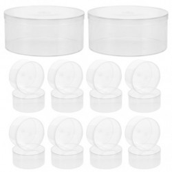 12pcs Transparent Food Container Reusable Plastic Snack Storage Box Airtight Dried Fruit Preservation Box