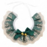 1PC Pet Bell Lace Scarf Practical Pet Cat Dog Rabbit Neckerchief (M (25-30CM)