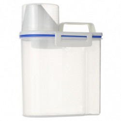 1.5l Portable Plastic Rice Storage Bin Sealed Food Storage Box Container
