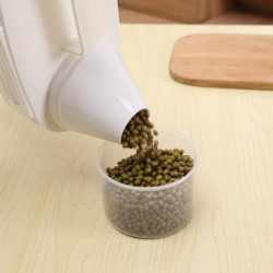 1.5l Portable Plastic Rice Storage Bin Sealed Food Storage Box Container