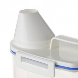 1.5l Portable Plastic Rice Storage Bin Sealed Food Storage Box Container