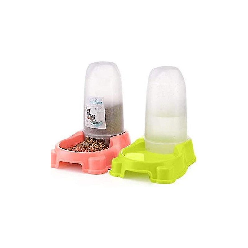 Cat/dog Kibble Dispenser, Kitten Kibble Box Cat/dog Kibble Accessory (pink)