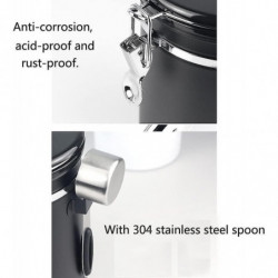 2023 - Leak-proof Coffee Bean Tank Leak-proof Exhaust Valve Leak-proof Storage Tank With Spoon
