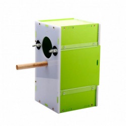 Boîte d’élevage d’oiseaux à l’épreuve de l’humidité - Nid de perroquet ferme et inodore pour les tourtereaux