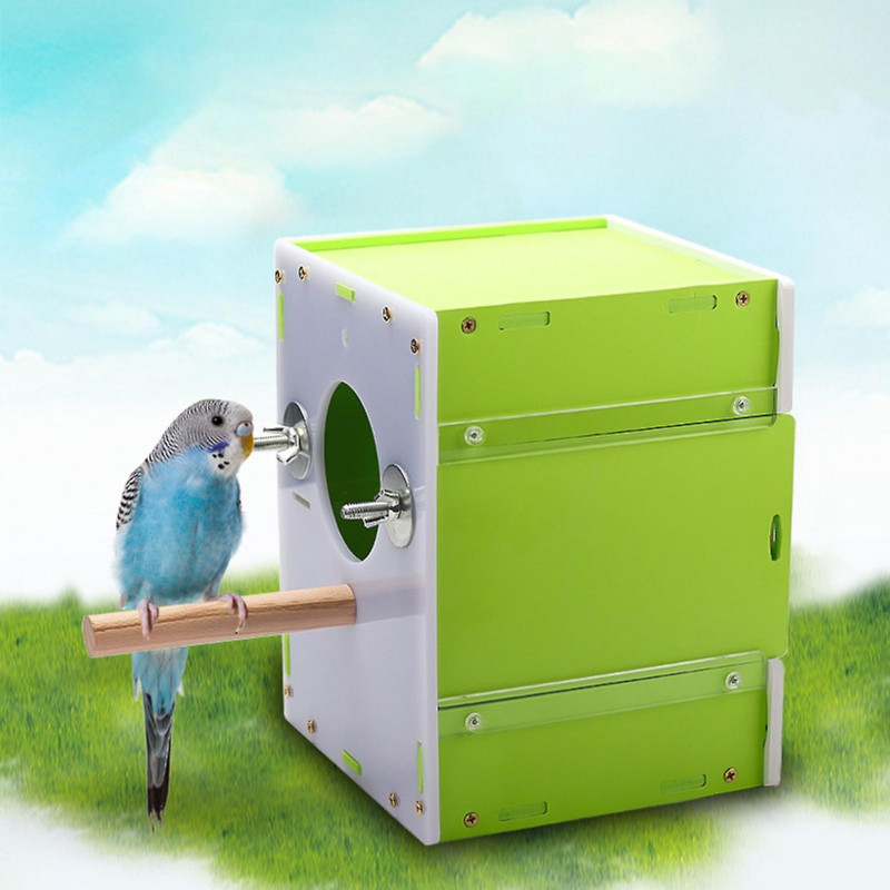 Boîte d’élevage d’oiseaux à l’épreuve de l’humidité - Nid de perroquet ferme et inodore pour les tourtereaux