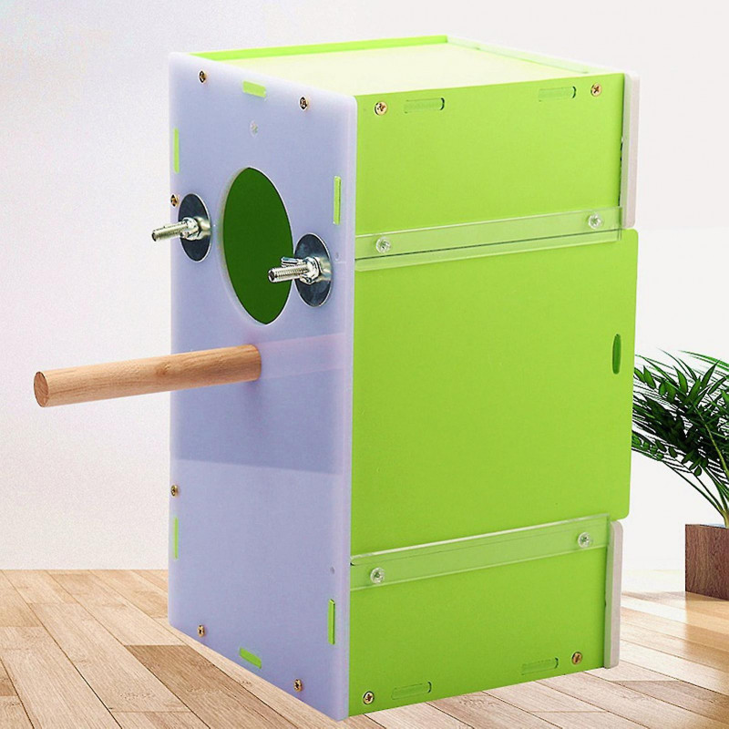 Boîte d’élevage d’oiseaux à l’épreuve de l’humidité - Nid de perroquet ferme et inodore pour les tourtereaux