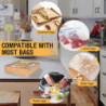 Plastic Bag Ziplock Bag Organizer Boxes Utility Household Bag Storage Bag Holder