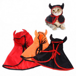 Funny Pet Cosplay Vampire Theme Coat Photo Props Suitable For Cats And Dogs