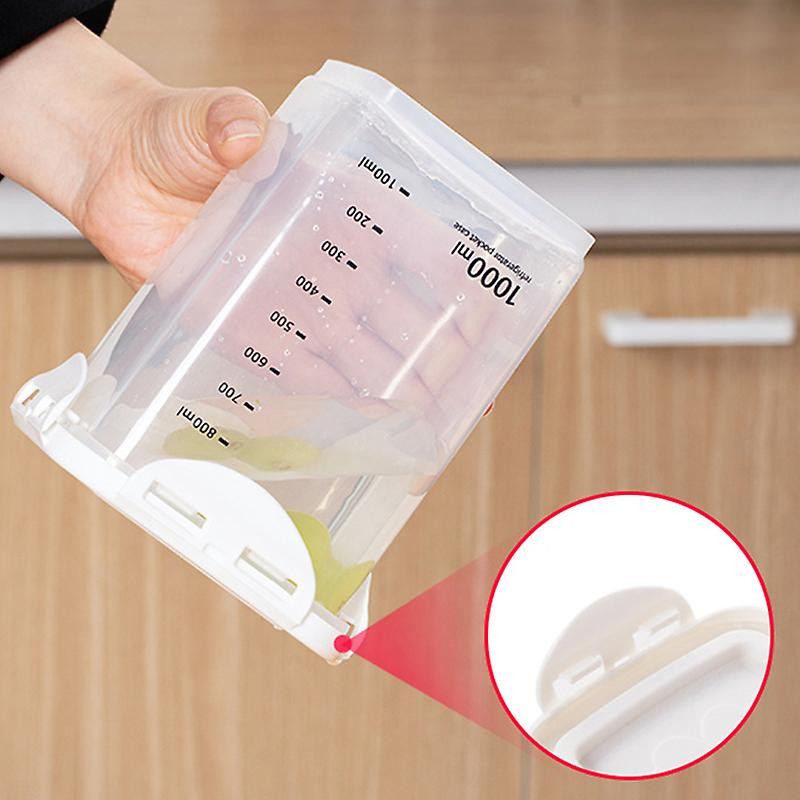Plastic Airtight Food Container Sealing Storage Canister With Lid Cereal Seasoning Jar Sealed Flour