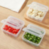 Cheese Slices Storage Box With Lid Space-saving Fruit Vegetable Fresh-keeping Organizer Box For Kitchen Vegetable Fruit
