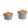 Mini Portable Storage Bucket Durable Stable Storage Bucket For Kitchen Bathroom Pantry