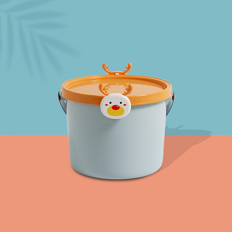 Mini Portable Storage Bucket Durable Stable Storage Bucket For Kitchen Bathroom Pantry