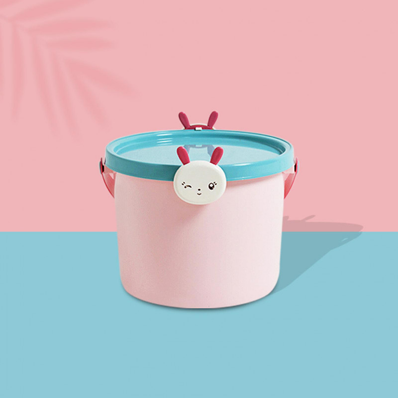 Mini Portable Storage Bucket Durable Stable Storage Bucket For Kitchen Bathroom Pantry