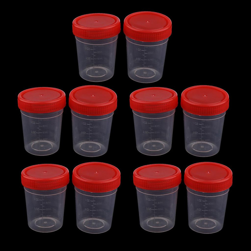 10pcs Storage Sealed Tank Round Transparent Storage Seed Liquid Containers