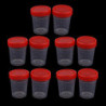 10pcs Storage Sealed Tank Round Transparent Storage Seed Liquid Containers