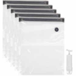 1 Set of Transparent Food Bag Convenient Vacuum Pouch Household Seal Bags Home Supply