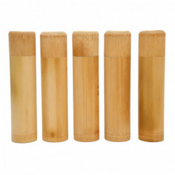 5Pcs Scattering Urns Carved Bamboo Leakproof Strong Portable Ash Scattering Containers for Pet Dog Cat Human