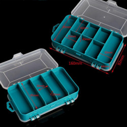 Multifunction Accessories Portable Plastic Transparent Home Screws Storage Box